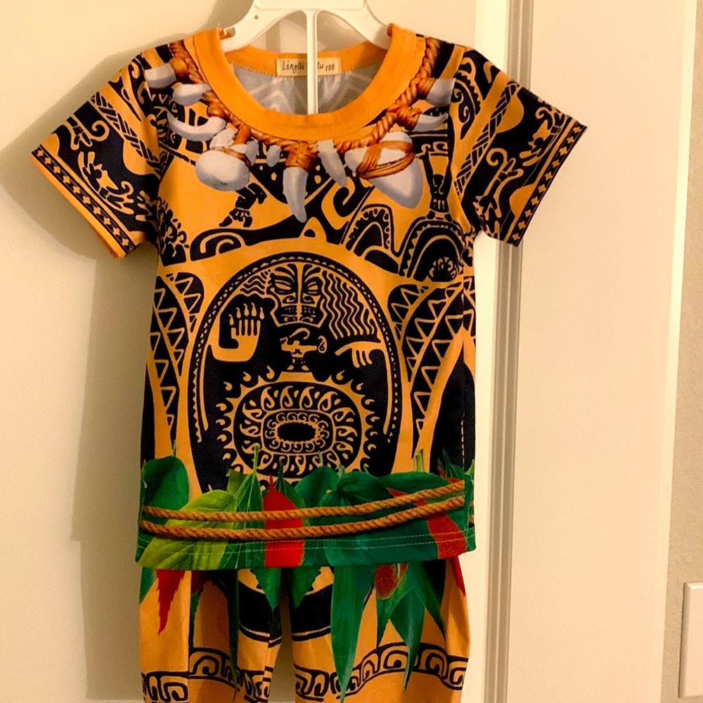 Halloween Maui costumes, T-Shirt and Short